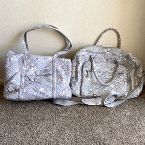 Vera Bradley polar bear travel duffel weekender satchel and  tote
